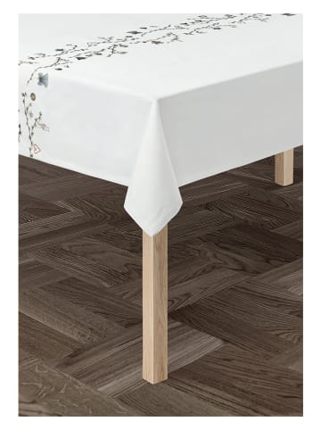 Kähler Obrus "Hammershøi Christmas" w kolorze białym ze wzorem - 370 x 150 cm