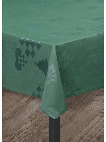 Rosendahl Tafellaken "Natale" groen - (L)320 x (B)150 cm