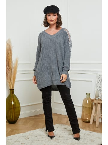 Curvy Lady Tuniek grijs