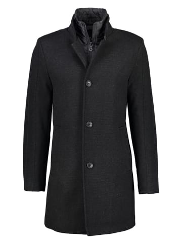 Lerros Wełniany płaszcz w kolorze czarnym