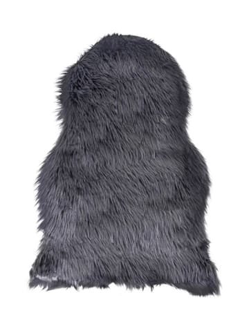 House Nordic Hoogpolig tapijt grijs - (L)85 x (B)50 cm