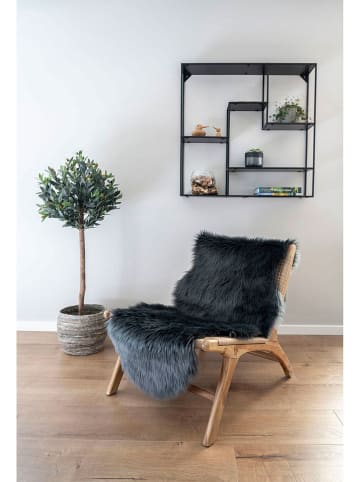 Kunstbontvel grijs - (L)180 x (B)60 cm