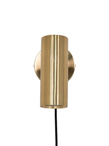 House Nordic Lampa ścienna w kolorze złotym - 10 x 22 cm