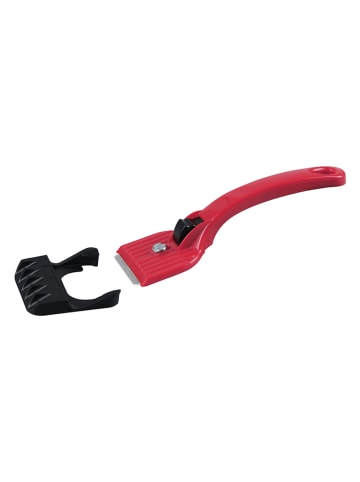 Fackelmann Reinigungsschaber "Clean Devil" in Rot - (L)18 x (B)6 cm