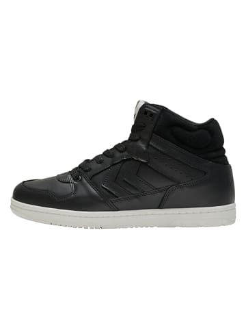 Hummel Leder-Sneakers "Power Play" in Schwarz