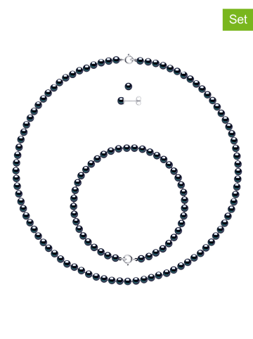 Mitzuko 3-częściowy zestaw biżuterii z perłami