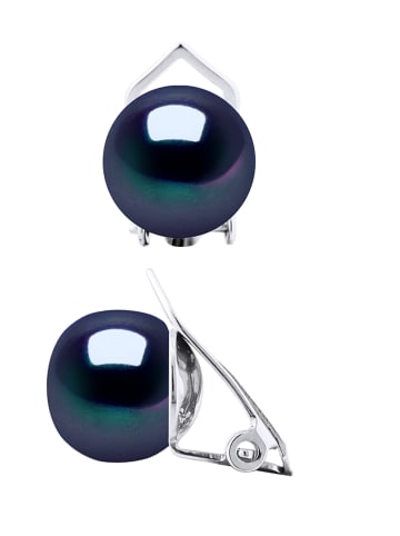 Mitzuko Silber-Ohrclips mit Perlen