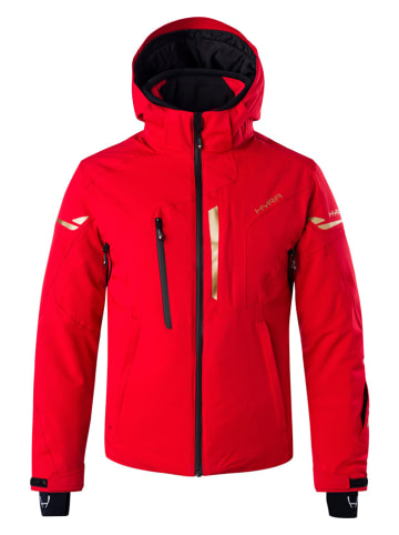 Hyra Kurtka narciarska "Milano" w kolorze czerwonym