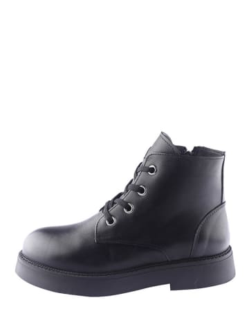 D.Moro Leren boots zwart