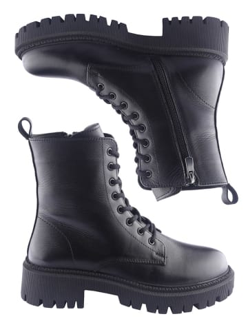 D.Moro Leren boots zwart