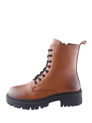 D.Moro Leder-Boots in Braun