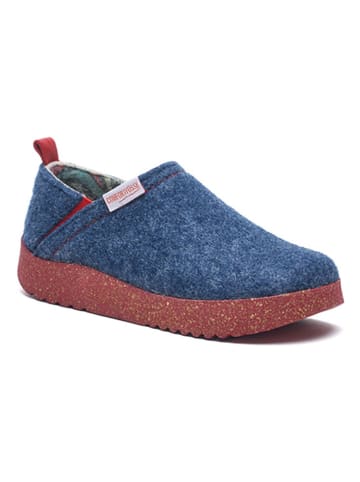 Comfortfusse Slipper in Blau