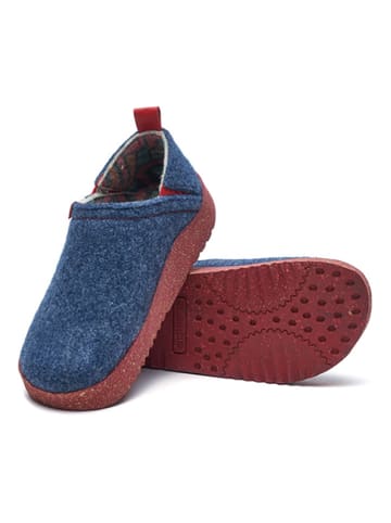 Comfortfusse Kapcie w kolorze niebieskim