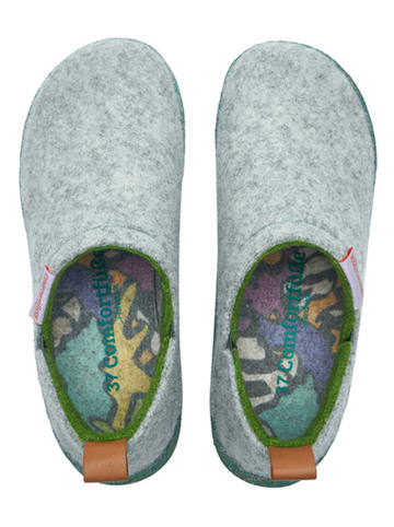 Comfortfusse Hausschuhe in Mint