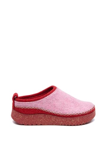 Comfortfusse Pantoffels lichtroze/rood