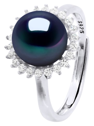 Pearl Addict Silber-Ring mit Perle