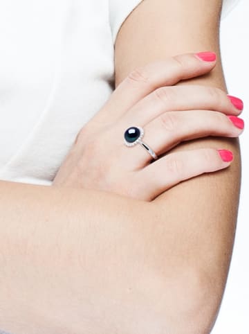 Pearl Addict Silber-Ring mit Perle