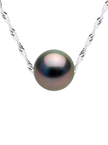Pearl Addict Silber-Halskette mit Perle - (L)42 cm