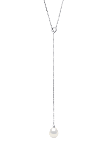 Pearl Addict Weißgold-Halskette mit Perle - (L)42 cm