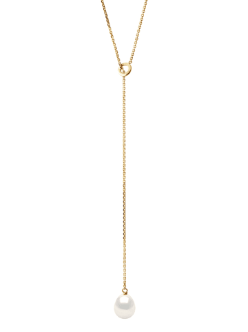 Pearline Gold-Halskette mit Perle - (L)42 cm