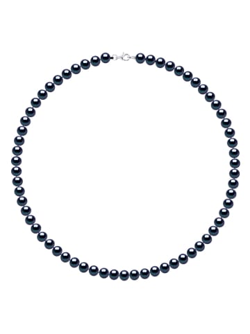 Pearline Perlen-Halskette in Dunkelblau - (L)42 cm