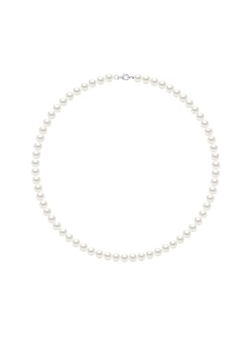 Pearline Naszyjnik z perłami w kolorze białym - dł. 42 cm