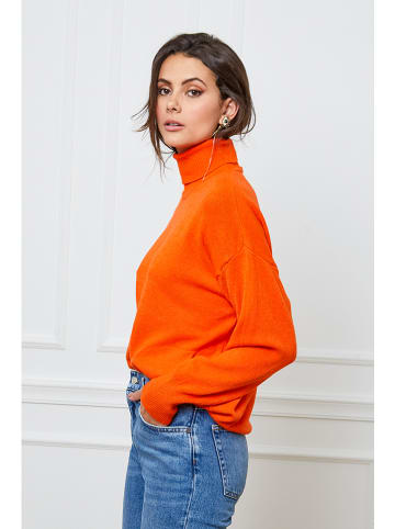 So Cachemire Rollkragenpullover "Elona" in Orange