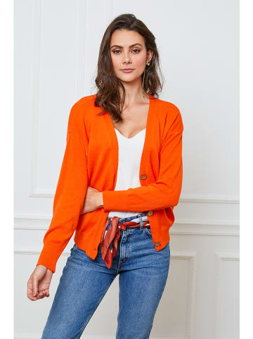 So Cachemire Vest "Gino" oranje