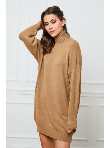 Joséfine Strickkleid "Halof" in Beige