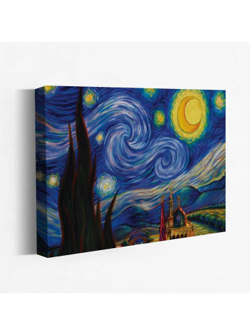 Pandora Trade Kunstdruk op canvas "Van Gogh - Stary Night" - (B)90 x (H)60 cm