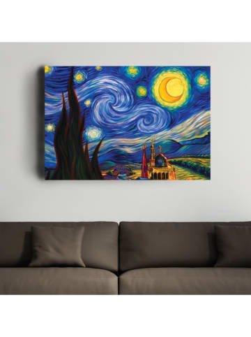 Pandora Trade Leinwanddruck "Van Gogh - Stary Night" - (B)90 x (H)60 cm