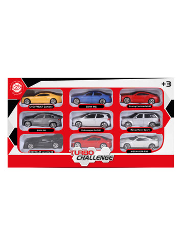 MGM 9-delige set: auto's "Turbo Challenge" - vanaf 3 jaar