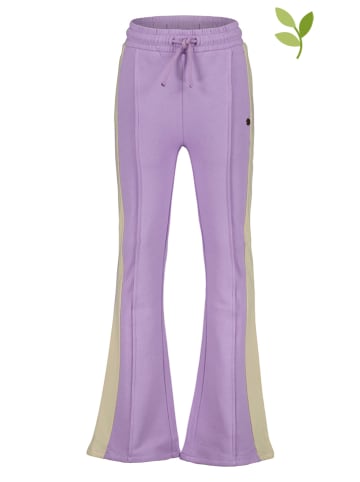 Vingino Spodnie "Sabrien" w kolorze fioletowo-kremowym
