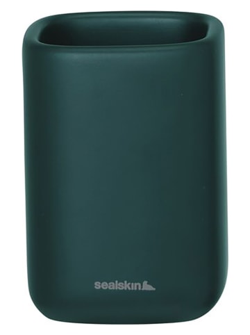 Sealskin Tandenborstelhouder "Mind" groen - (B)7,6 x (H)10,4 x (D)7,6 cm