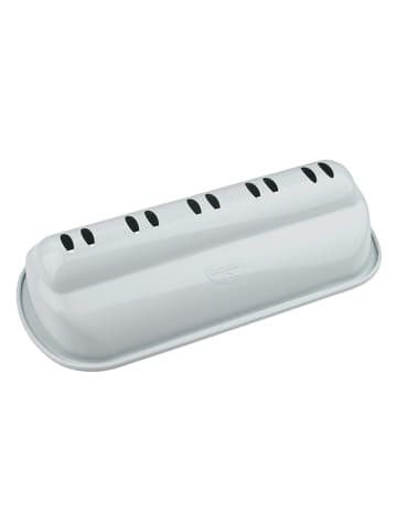 Dr. Oetker Stollenbackform "White Christmas Baking" in Weiß - (L)31 x (B)15 cm