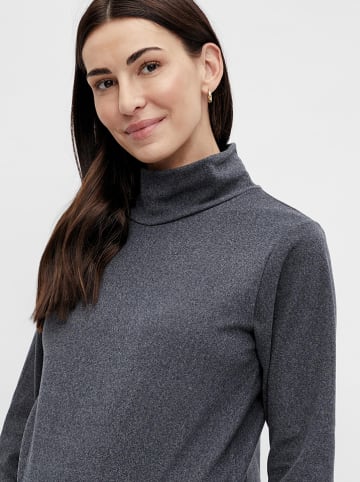 mama licious Ciążowy sweter "Janis" w kolorze ciemnoszarym
