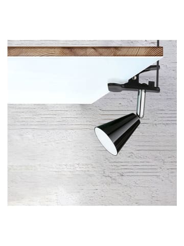 FH Lighting LED-Klemmleuchte "Zirbel" in Schwarz - (H)17,5 cm