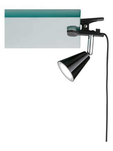 FH Lighting LED-Klemmleuchte "Zirbel" in Schwarz - (H)17,5 cm