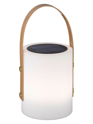 FH Lighting LED-Solarleuchte "Bari" mit Farbwechsel in Weiß - (H)34 cm