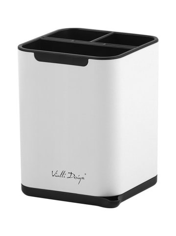 Vialli Design Utiliteitenhouder zwart/wit - (B)11 x (H)14,5 x (D)11 cm