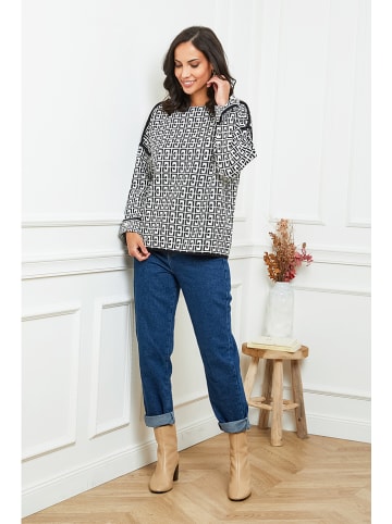 Soft Cashmere Sweter w kolorze czarno-białym