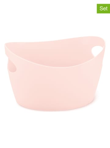 koziol 2er-Set: Utensilos "Bottichelli XS" in Rosa - 450 ml
