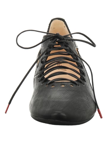 Think! Leren veterschoenen "Guad" zwart