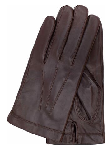 Gretchen Leder-Handschuhe "Taavi" in Dunkelbraun