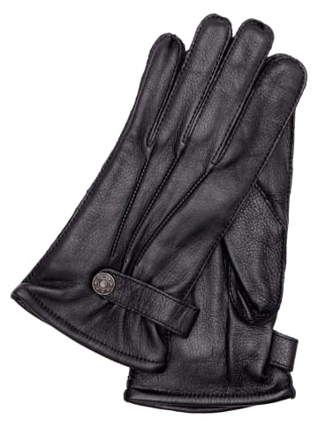 Gretchen Leder-Handschuhe "Jesper" in Schwarz