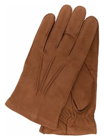 Gretchen Leder-Handschuhe "Tamo" in Hellbraun