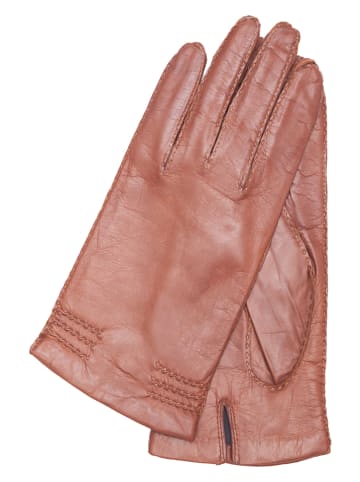 Gretchen Leder-Handschuhe "Henry" in Hellbraun
