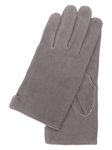 Gretchen Leder-Handschuhe "Maurus" in Grau