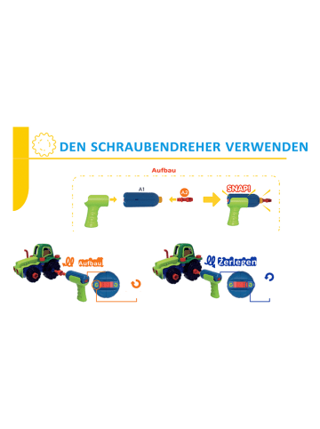 Medu-Scientific Konstruktionsset "Traktor" - ab 3 Jahren