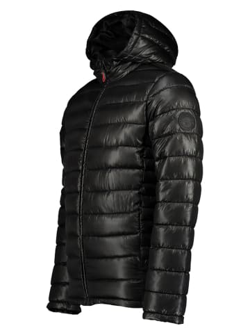 Geographical Norway Doorgestikte jas "Calender" zwart